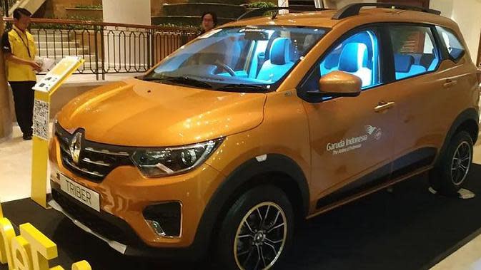  Renault Triber Jadi Mobil Pengangkut Awak Kabin Garuda